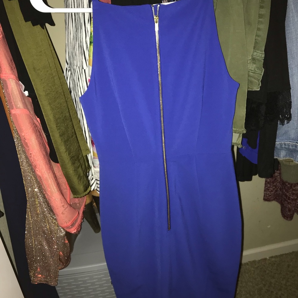 Cobalt blue h&m dress